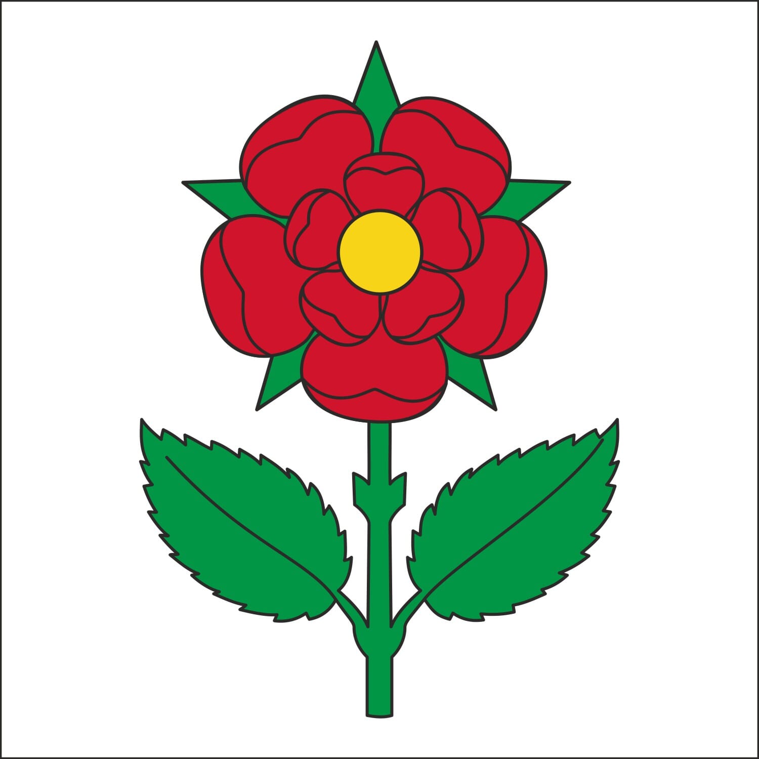 Fahne Gemeinde 8803 R&uuml;schlikon (ZH) | 30 x 30 cm und Gr&ouml;sser - Bild 1