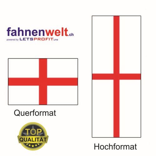 England Fahne aus Multi-Flag im Hoch- und Querformat | diverse Gr&ouml;ssen - Bild 1