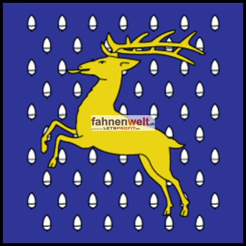 Fahne Gemeinde 1463 Rovray Ehemalige Gemeinde (VD) | 30 x 30 cm und Gr&ouml;sser - Bild 1