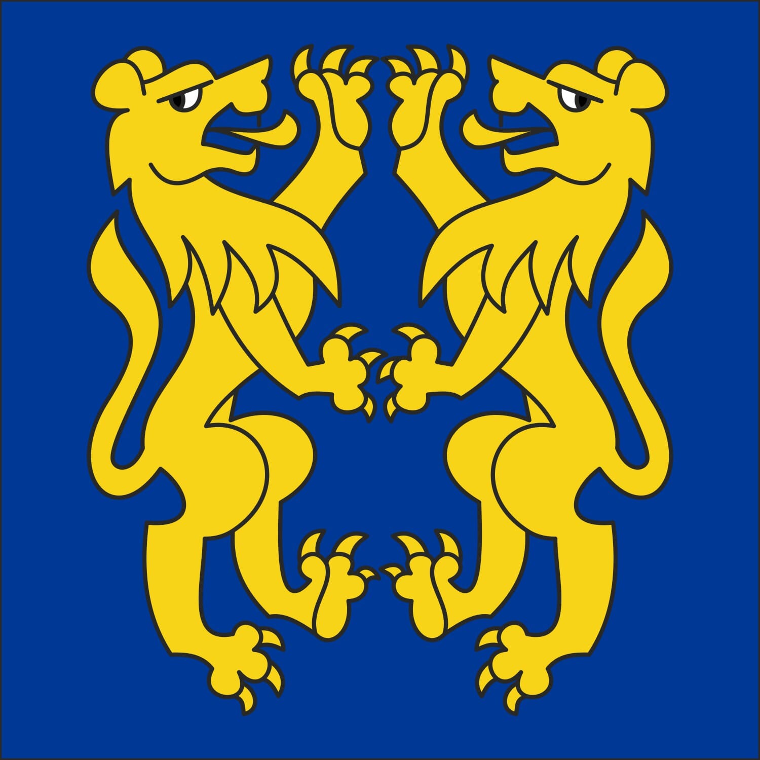 Fahne Gemeinde 3297 Leuzigen (BE) | 30 x 30 cm und Gr&ouml;sser - Bild 1