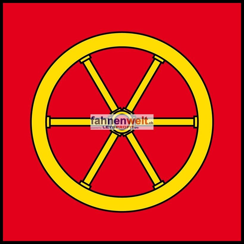 Fahne Gemeinde 3285 Galmiz (FR) | 30 x 30 cm und Gr&ouml;sser - Bild 1