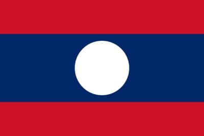 Laos gedruckt im Querformat | 90 x 150 cm - Bild 1