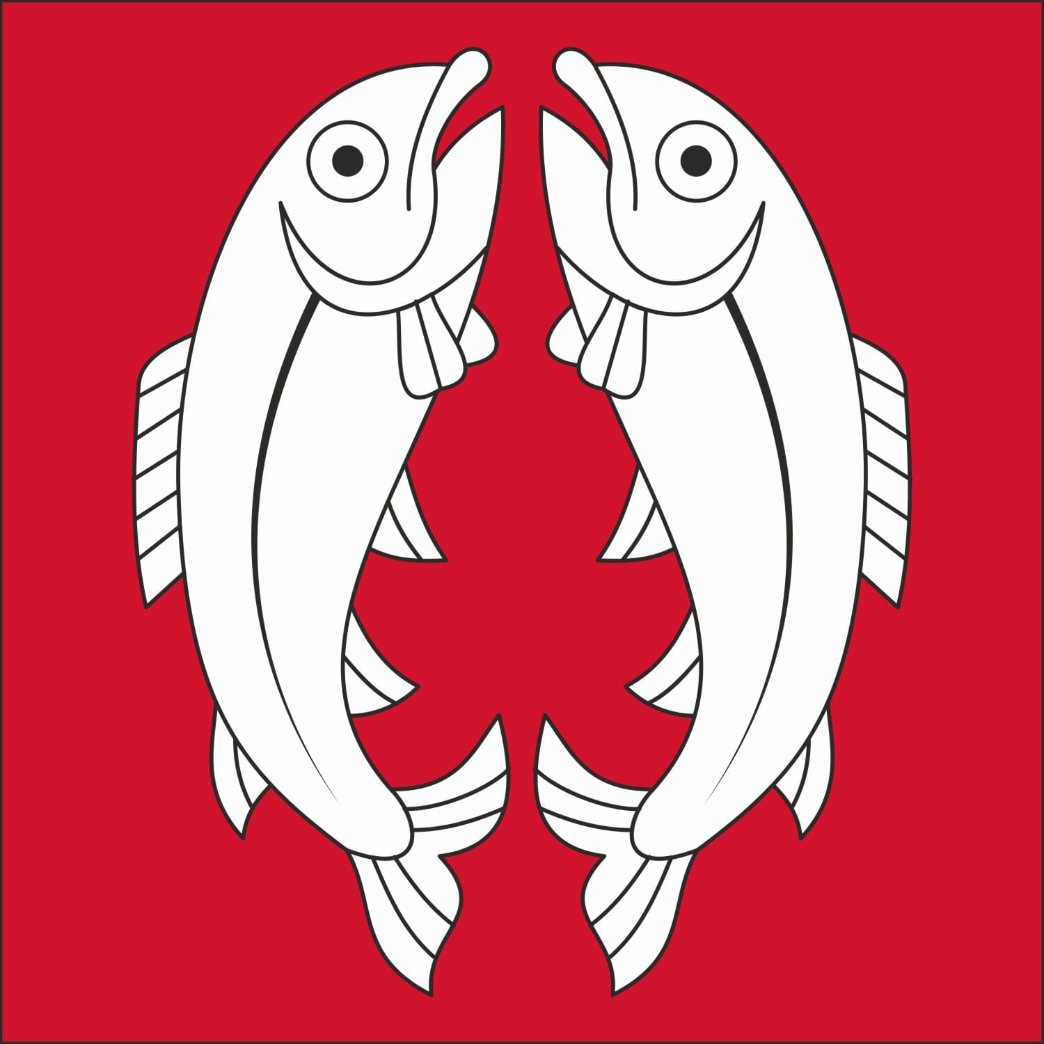 Fahne Gemeinde 3706 Leissigen (BE) | 30 x 30 cm und Gr&ouml;sser - Bild 1