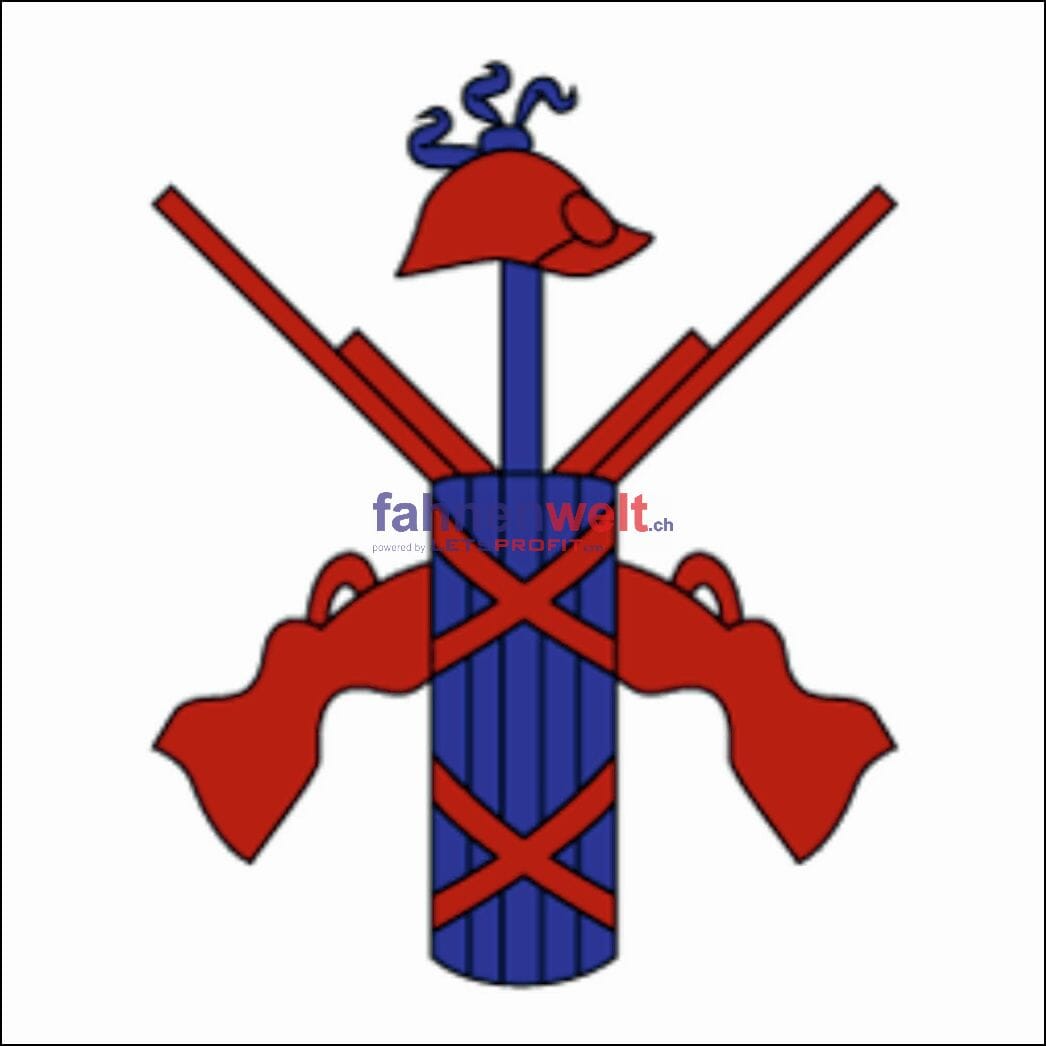 Fahne Gemeinde 6661 Auressio Ehemalige Gemeinde (TI) | 30 x 30 cm und Gr&ouml;sser - Bild 1