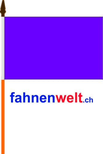 Purple Fahne am Stab Pack &agrave; 4 St&uuml;ck gedruckt | 15.5 x 23 cm - Bild 1