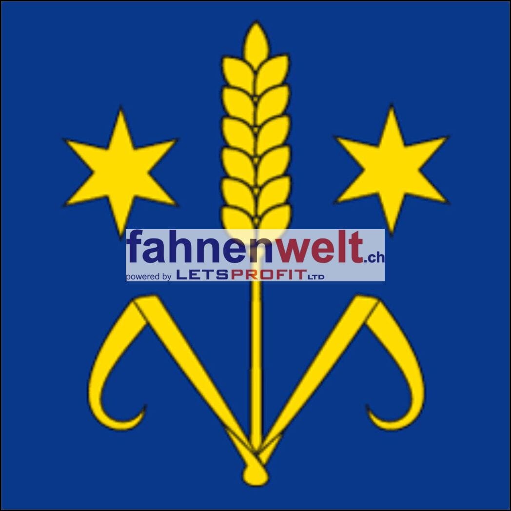 Fahne Gemeinde 7074 Malix Ehemalige Gemeinde (GR) | 30 x 30 cm und Gr&ouml;sser - Bild 1