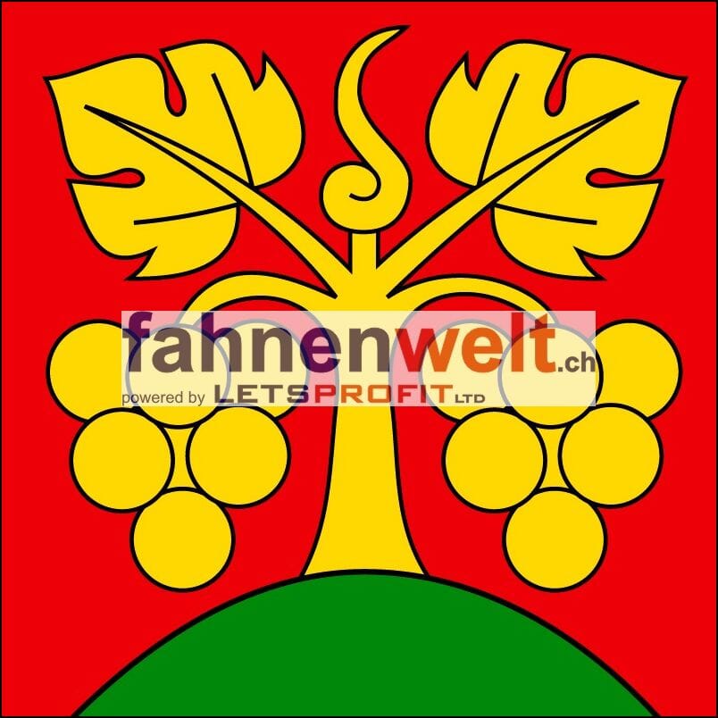 Fahne Gemeinde 3274 B&uuml;hl (BE) | 30 x 30 cm und Gr&ouml;sser - Bild 1