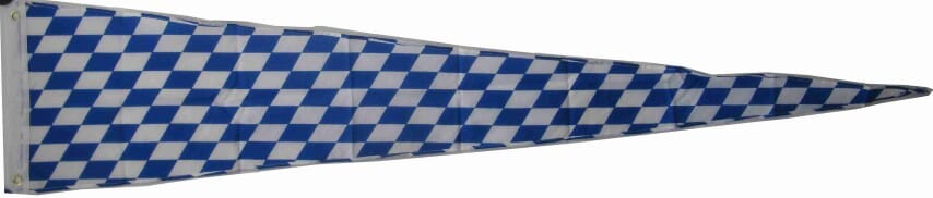 Langwimpel Bayern mit Raute| ca. 30 x 150 cm - Bild 1