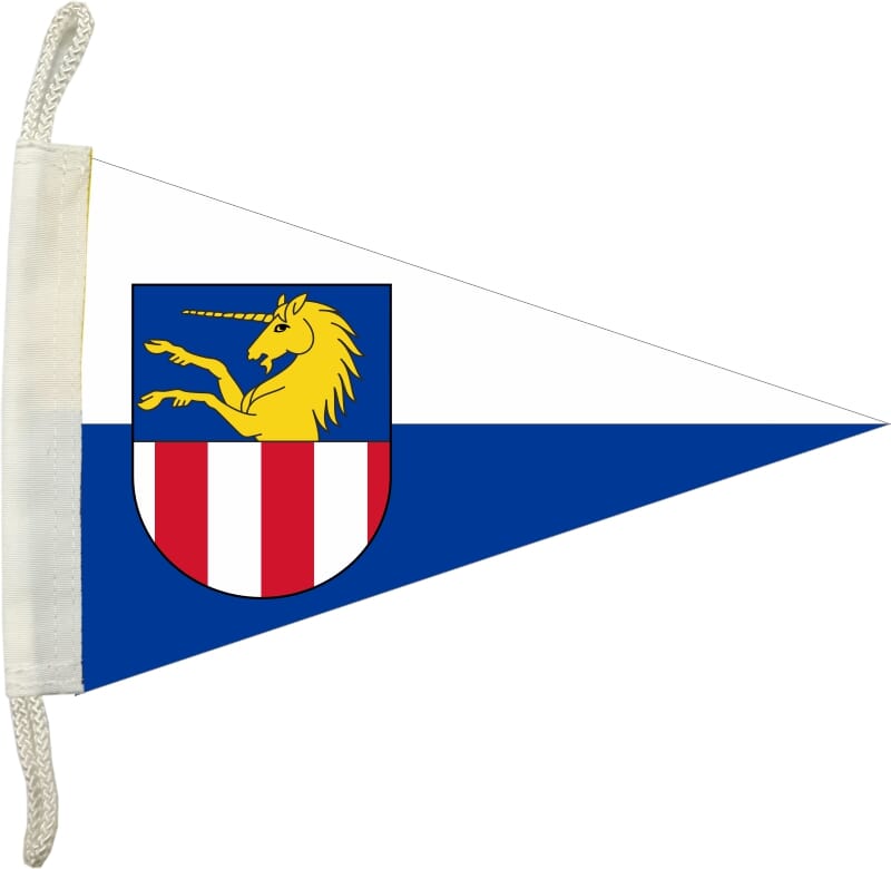 D&uuml;bendorf Wimpel mit Wappen | 20 x 30 cm - Bild 1