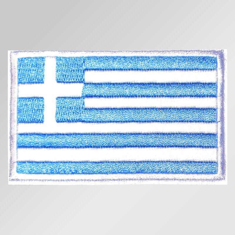 Patch Sticker zum aufb&uuml;geln Griechenland | 5.5 x 9 cm - Bild 2