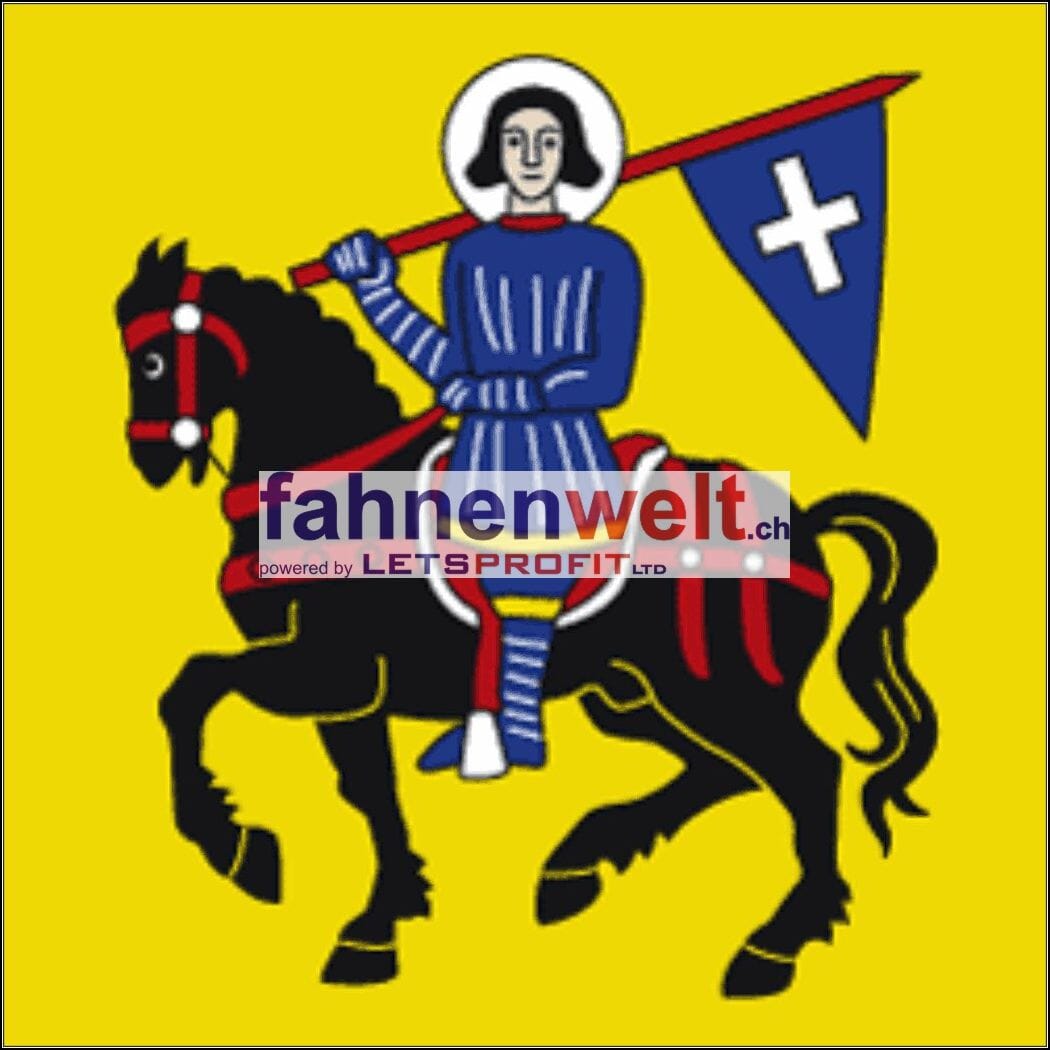 Fahne Kreis Lugnez (GR) | 30 x 30 cm und Gr&ouml;sser - Bild 1