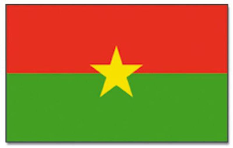 Burkina Faso gedruckt im Querformat | 90 x 150 cm - Bild 1