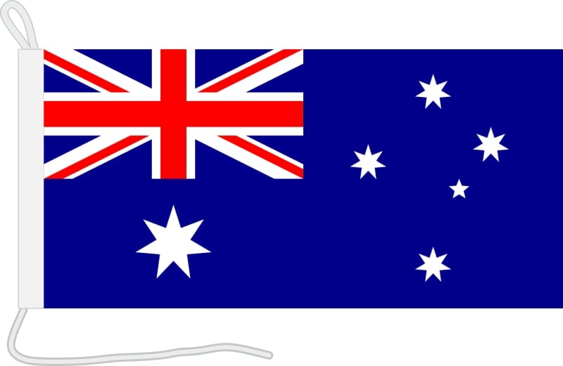 Bootsfahne Australien klein | 15 x 25 cm - Bild 1