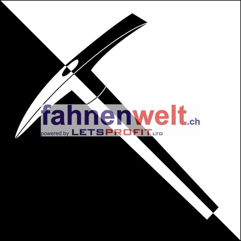 Fahne Gemeinde 7444/7445 Ferrera (GR) | 30 x 30 cm und Gr&ouml;sser - Bild 1