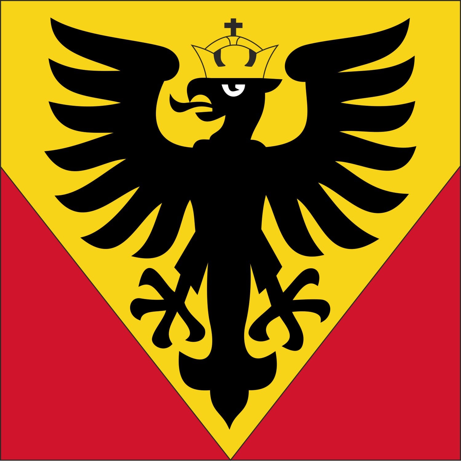 Fahne Gemeinde 3862 Innertkirchen (BE) | 30 x 30 cm und Gr&ouml;sser - Bild 1