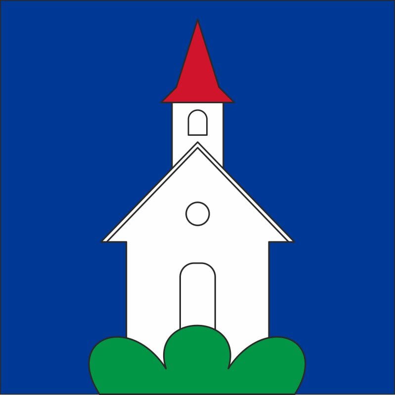 Fahne Gemeinde 8846 Willerzell Ehemalige Gemeinde (SZ) | 30 x 30 cm und Gr&ouml;sser - Bild 1