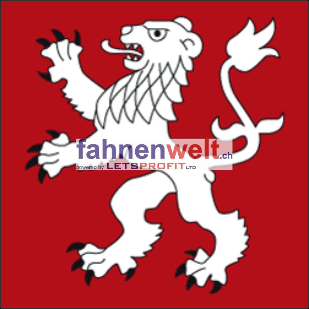Fahne Kreis Thusis (GR) | 30 x 30 cm und Gr&ouml;sser - Bild 1