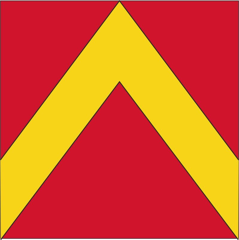 Fahne Gemeinde 7417 Trans Ehemalige Gemeinde (GR) | 30 x 30 cm und Gr&ouml;sser - Bild 1