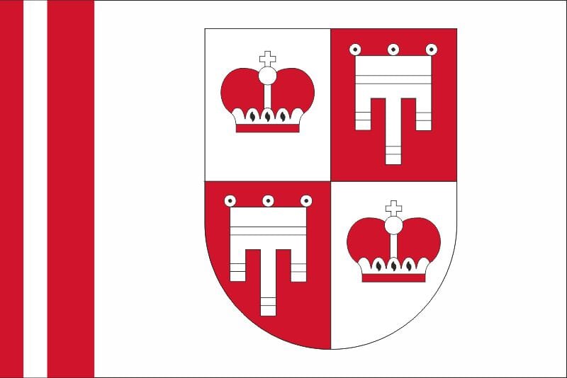 Fahne Gemeinde 9490 Vaduz FL WAPPEN | 20 x 30 cm und Gr&ouml;sser - Bild 1