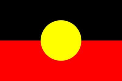 L&auml;nderfahne Aboriginal / Aborigines | Multi-Flag | Gr&ouml;sse ca. 90 x 150 cm - Bild 1