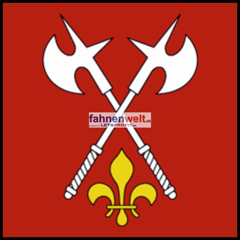 Fahne Gemeinde 2926 Boncourt (JU) | 30 x 30 cm und Gr&ouml;sser - Bild 1