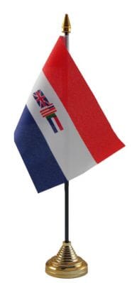 S&uuml;dafrika 1928 bis 1994 Tisch-Fahne gedruckt | 10 x 15 cm - Bild 1
