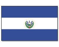 El Salvador Hissfahne gedruckt im Querformat | 90 x 150 cm - Bild 1