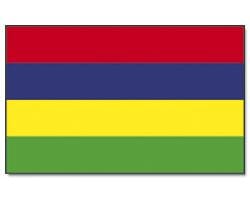 Mauritius Hissfahne gedruckt im Querformat | 90 x 150 cm - Bild 1