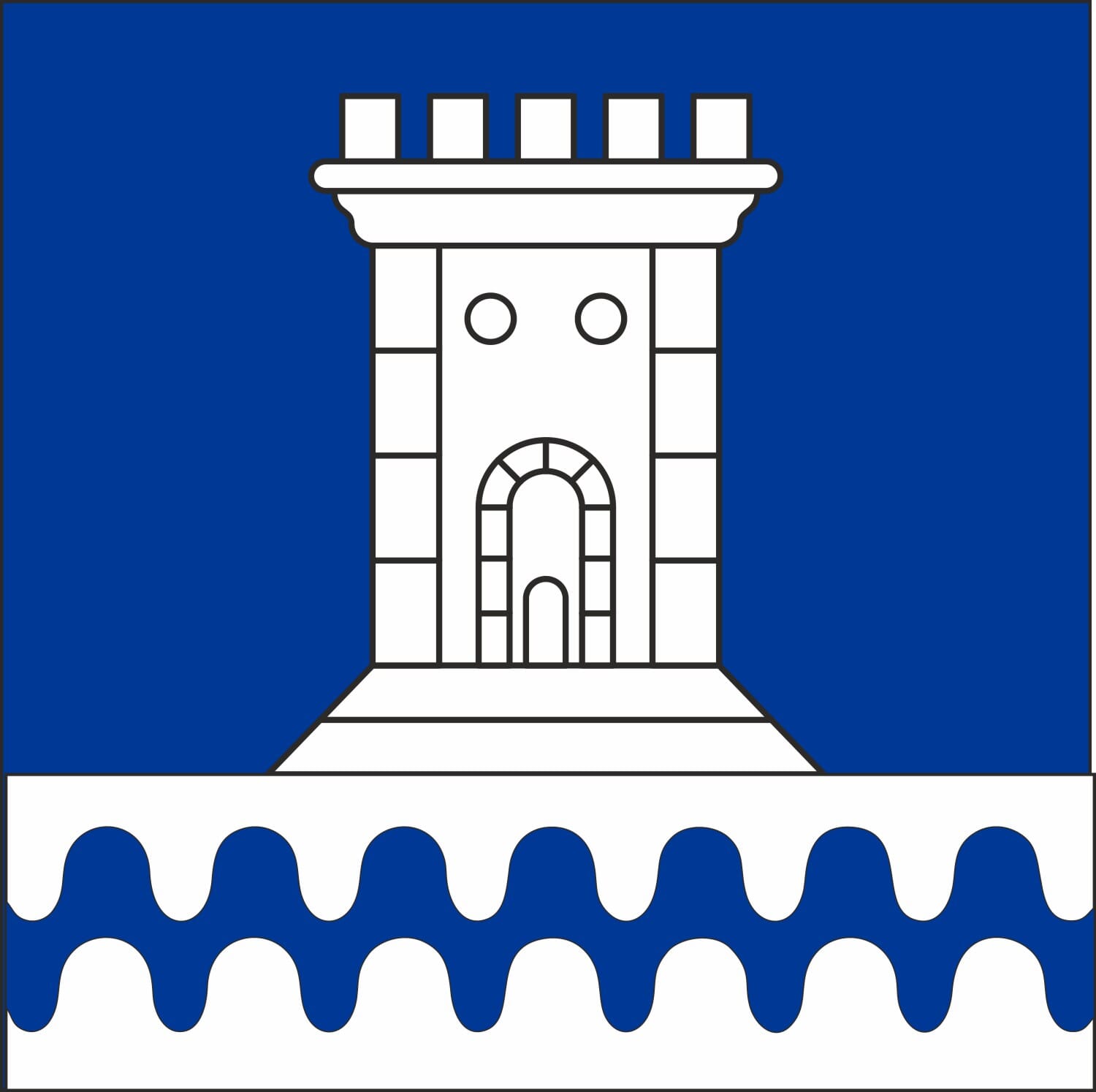 Fahne Gemeinde 6513 Monte Carasso (TI) | 30 x 30 cm und Gr&ouml;sser - Bild 1