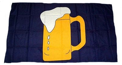 Bier Fahne gedruckt | 90 x 150 cm - Bild 1