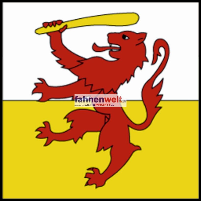 Fahne Gemeinde 1146 Mollens (VD) | 30 x 30 cm und Gr&ouml;sser - Bild 1