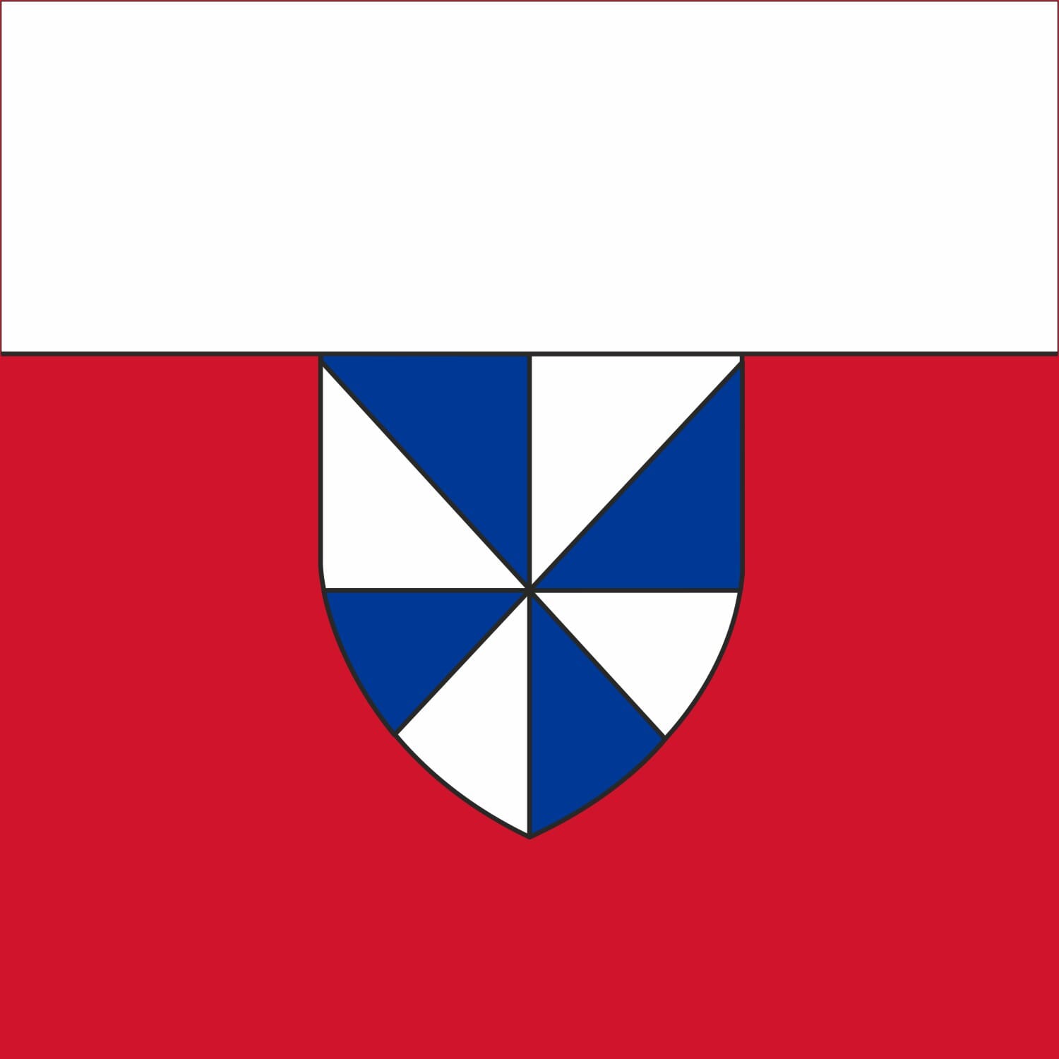 Fahne Gemeinde 1033 Cheseaux-sur-Lausanne (VD) | 30 x 30 cm und Gr&ouml;sser - Bild 1