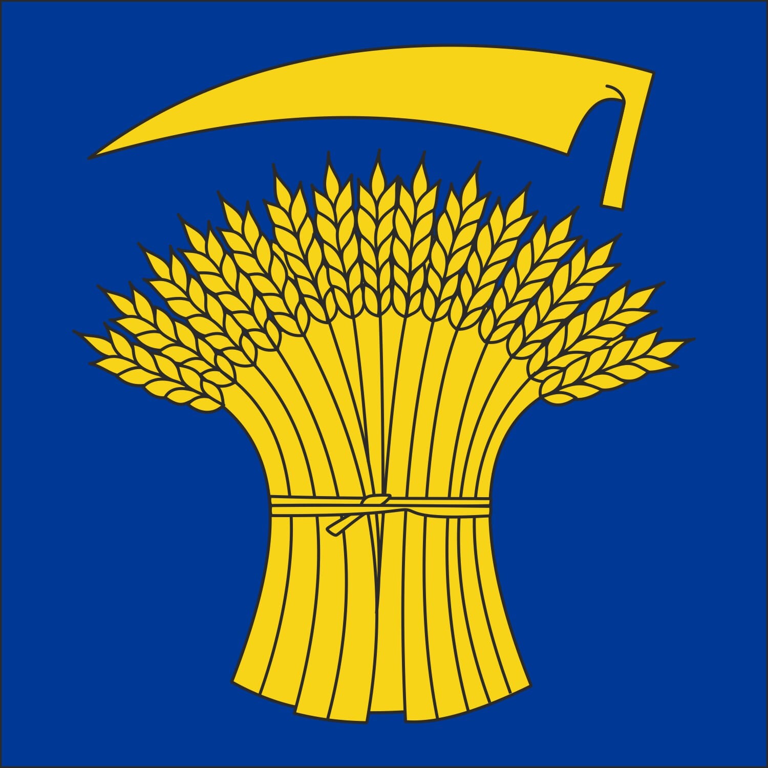 Fahne Gemeinde 8194 H&uuml;ntwangen (ZH) | 30 x 30 cm und Gr&ouml;sser - Bild 1