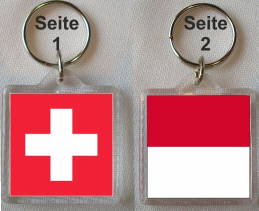 Schl&uuml;sselanh&auml;nger Solothurn / Schweiz | 40 x 40 mm - Bild 1