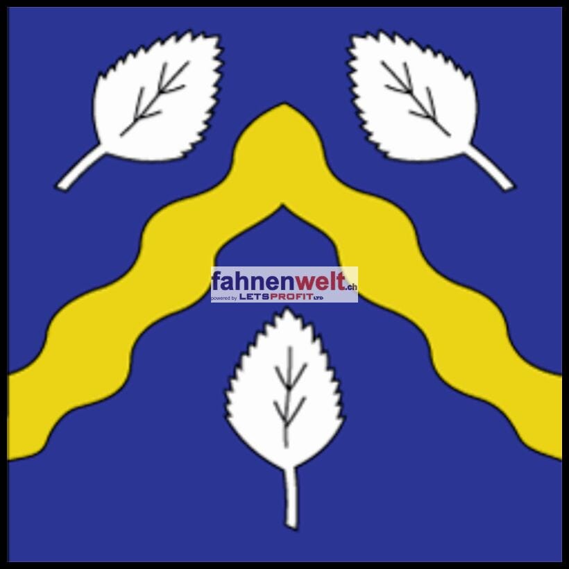 Fahne Gemeinde 1407 Bioley-Magnoux (VD) | 30 x 30 cm und Gr&ouml;sser - Bild 1
