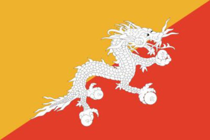 L&auml;nderfahne Bhutan | Multi-Flag | Gr&ouml;sse ca. 90 x 150 cm - Bild 1