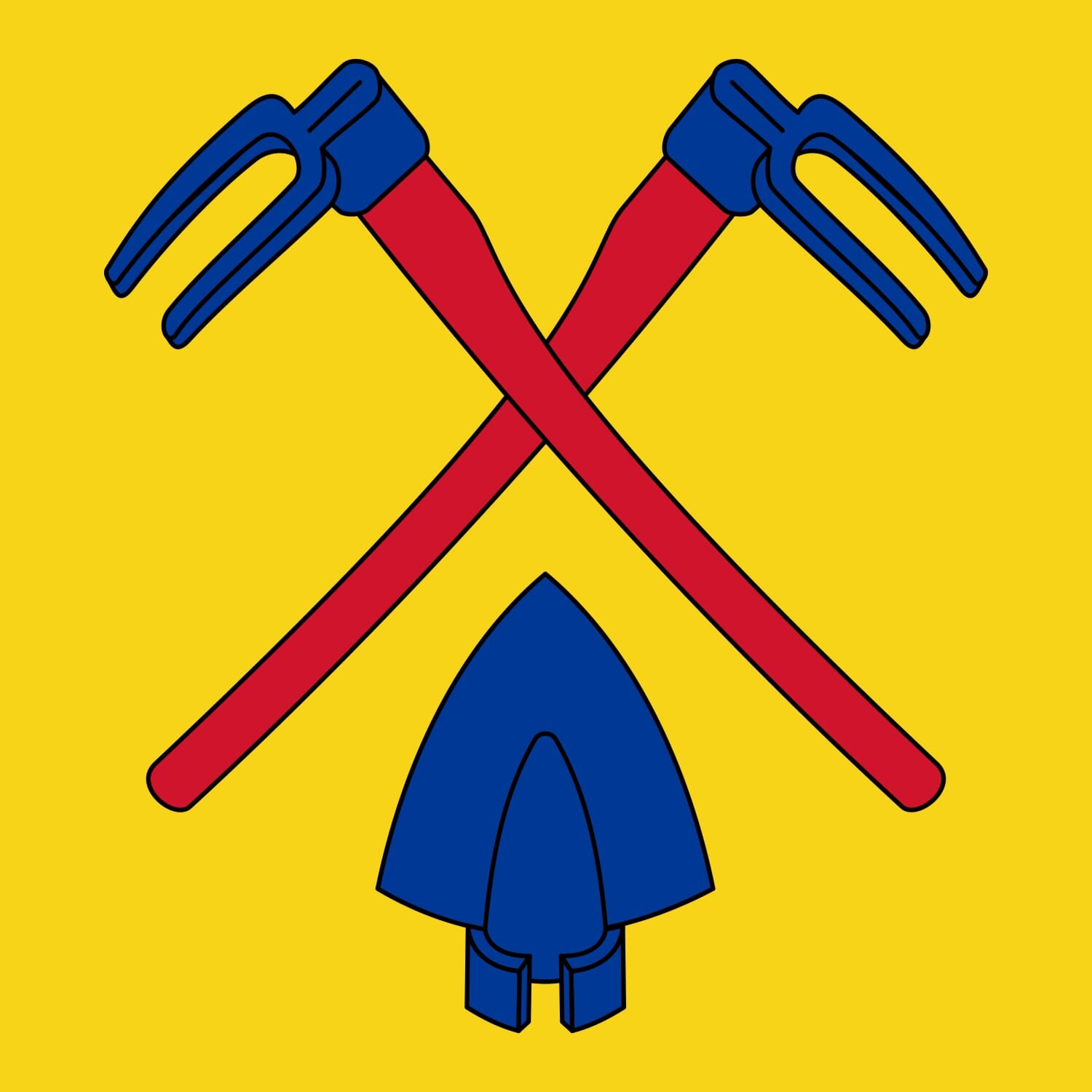 Fahne Quartier 8000 Z&uuml;rich-Unterstrass (ZH) | 30 x 30 cm und Gr&ouml;sser - Bild 1