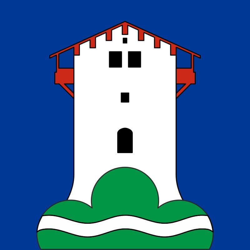 Fahne Gemeinde / Bezirk 9057 Schwende (AI) | 30 x 30 cm und Gr&ouml;sser - Bild 1