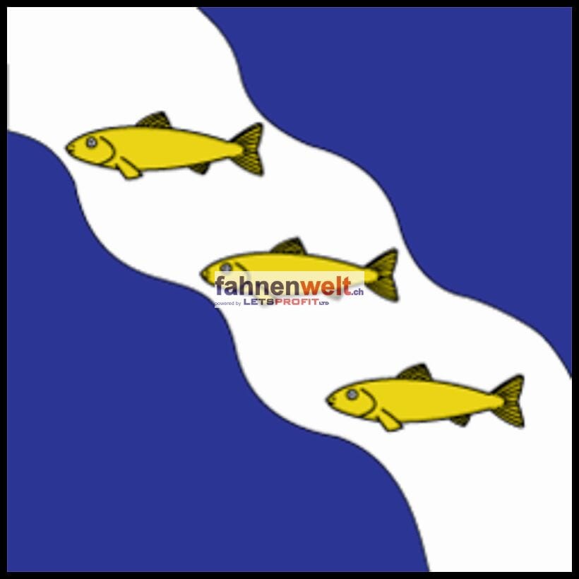 Fahne Gemeinde 1309 Chavannes-le-Veyron (VD) | 30 x 30 cm und Gr&ouml;sser - Bild 1
