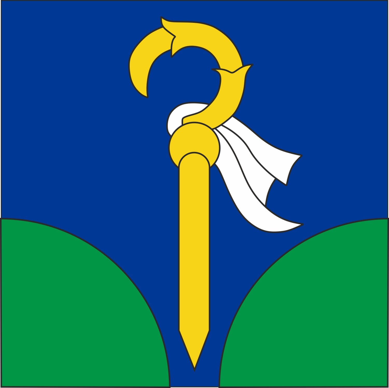 Fahne Gemeinde 8855 Wangen (SZ) | 30 x 30 cm und Gr&ouml;sser - Bild 1