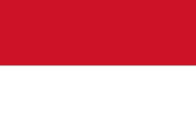 Indonesien gedruckt im Querformat | 90 x 150 cm - Bild 1