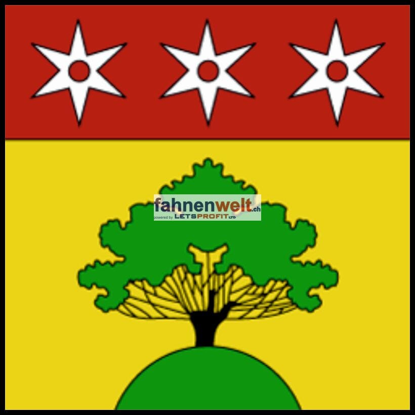 Fahne Gemeinde 1473 Chatillon (FR) | 30 x 30 cm und Gr&ouml;sser - Bild 1
