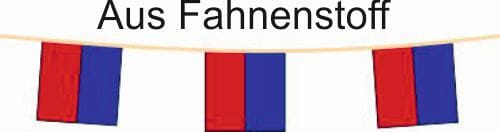 Fahnenkette Kanton Tessin | 15 Fahnen | aus Stoff in diversen Gr&ouml;ssen ab - Bild 1