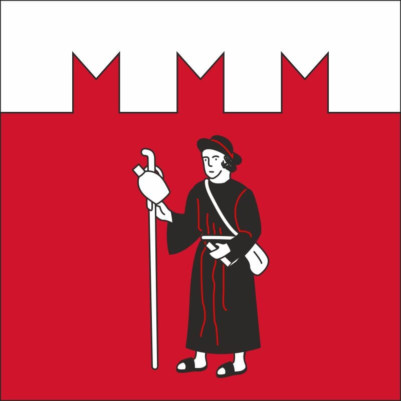 Fahne Gemeinde 6747 Chironico Ehemalige Gemeinde (TI) | 30 x 30 cm und Gr&ouml;sser - Bild 1