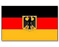 DEUTSCHLAND MIT ADLER HISSFAHNE GEDRUCKT IM QUERFORMAT | 30 X 45 CM - Bild 1