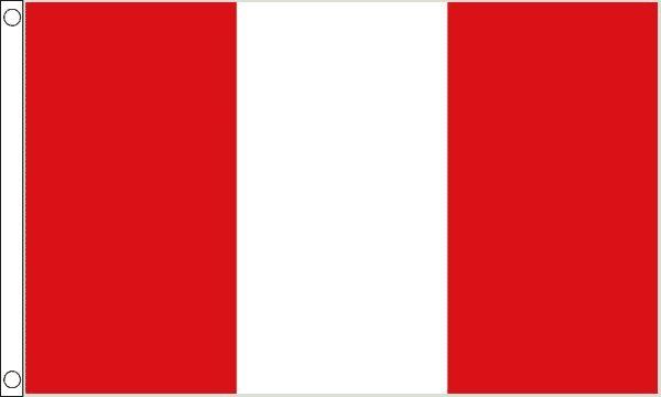 Peru ohne Wappen Fahne aus Stoff | 60 x 90 cm - Bild 1