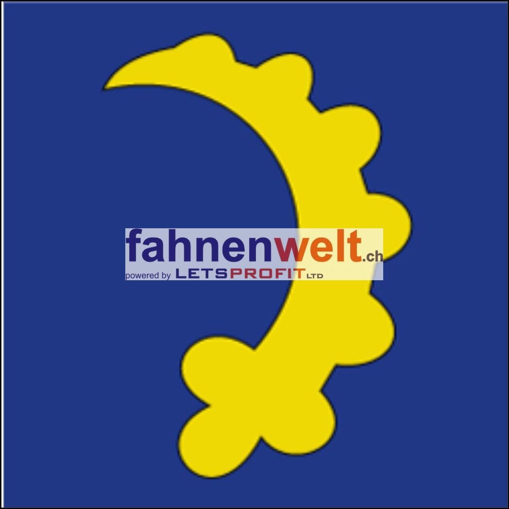 Fahne Gemeinde 7028 Pagig Ehemalige Gemeinde (GR) | 30 x 30 cm und Gr&ouml;sser - Bild 1