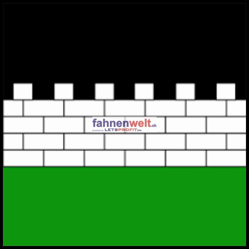 Fahne Gemeinde 1787 Mur Ehemalige Gemeinde (VD) | 30 x 30 cm und Gr&ouml;sser - Bild 1
