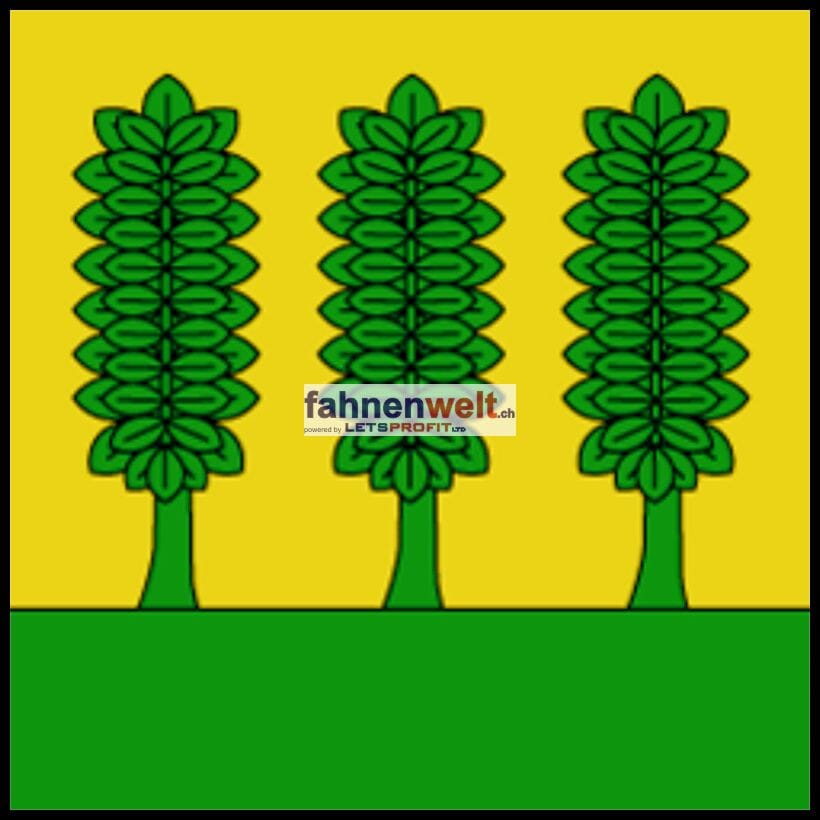 Fahne Gemeinde 1272 Genolier (VD) | 30 x 30 cm und Gr&ouml;sser - Bild 1
