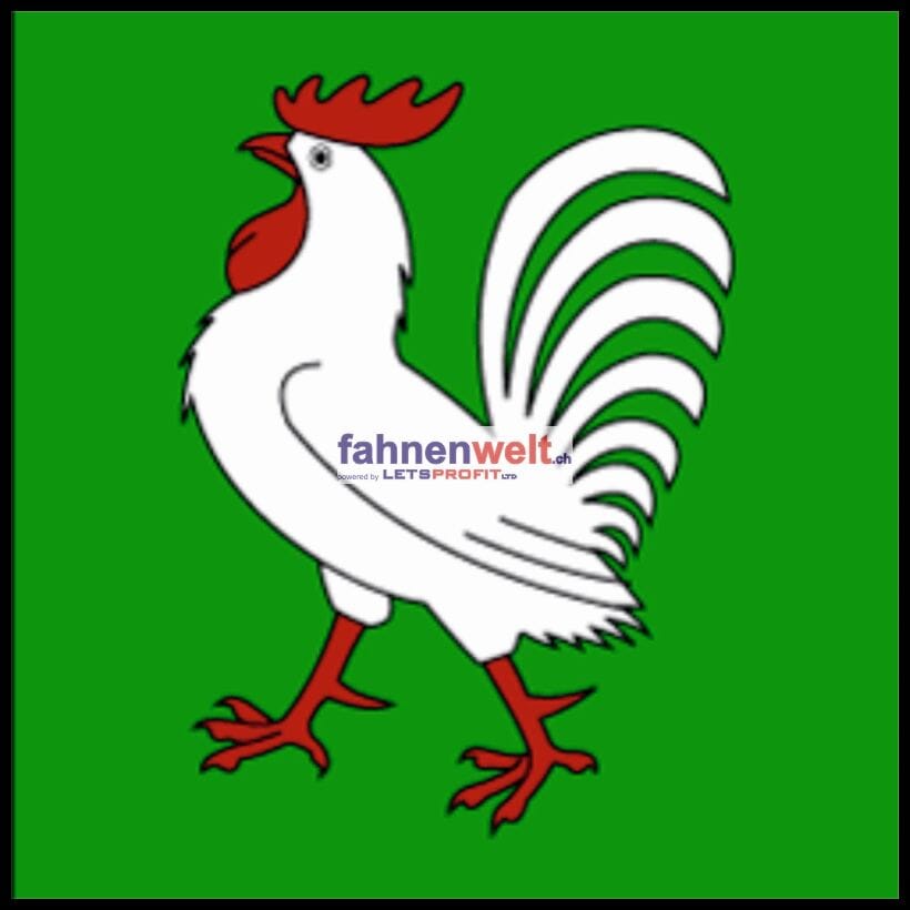 Fahne Gemeinde 1892 Lavey-Morcles (VD) | 30 x 30 cm und Gr&ouml;sser - Bild 1